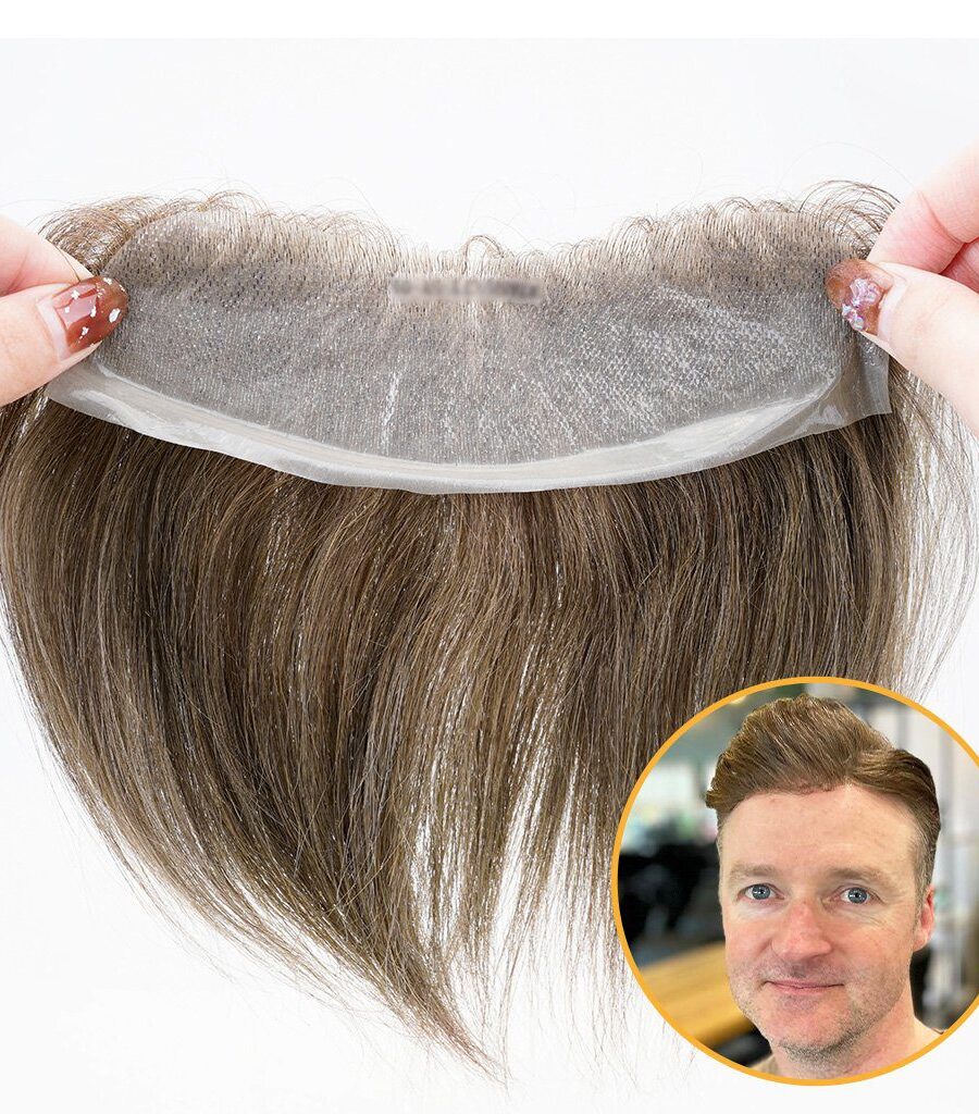 PU-FRONTAL Men's Frontal Hair Piece